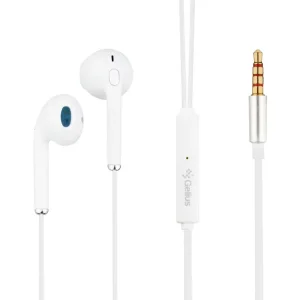 Навушники HF Gelius Ultra Iron Mirage GU-HF017 White with mic + button call answering UA