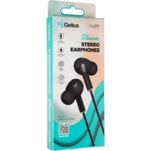 Навушники HF Gelius Ultra Iron Pleasure GU-015 Black with mic + button call answering UA