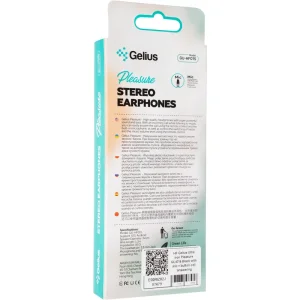 Наушники HF Gelius Ultra Iron Pleasure GU-015 White with mic + button call answering UA
