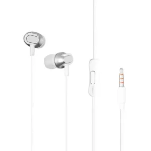 Наушники HF Gelius Ultra Iron Wave GU-075 White with mic + button call answering UA