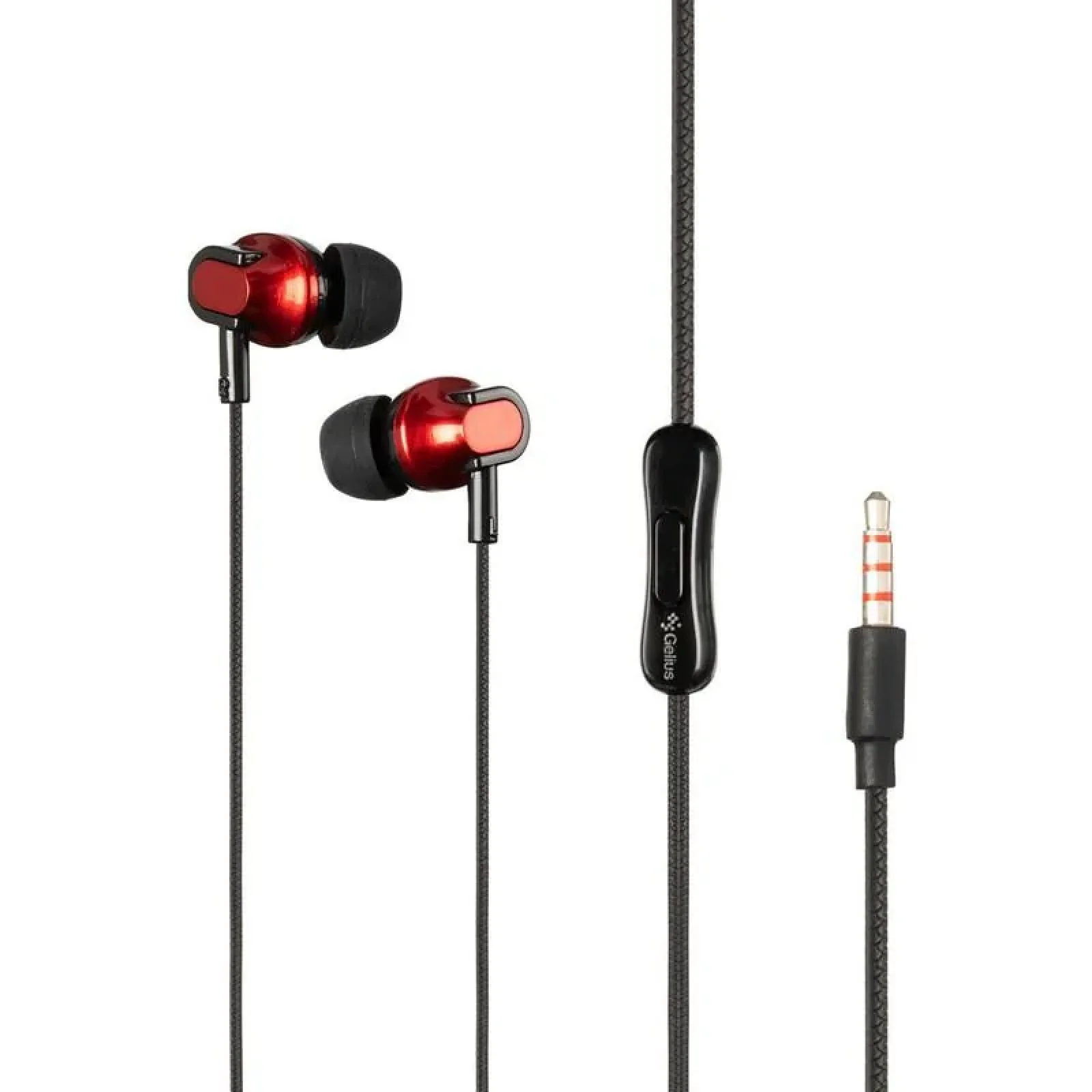 Навушники HF Gelius Ultra Iron Wave GU-075 Black with mic + button call answering UA