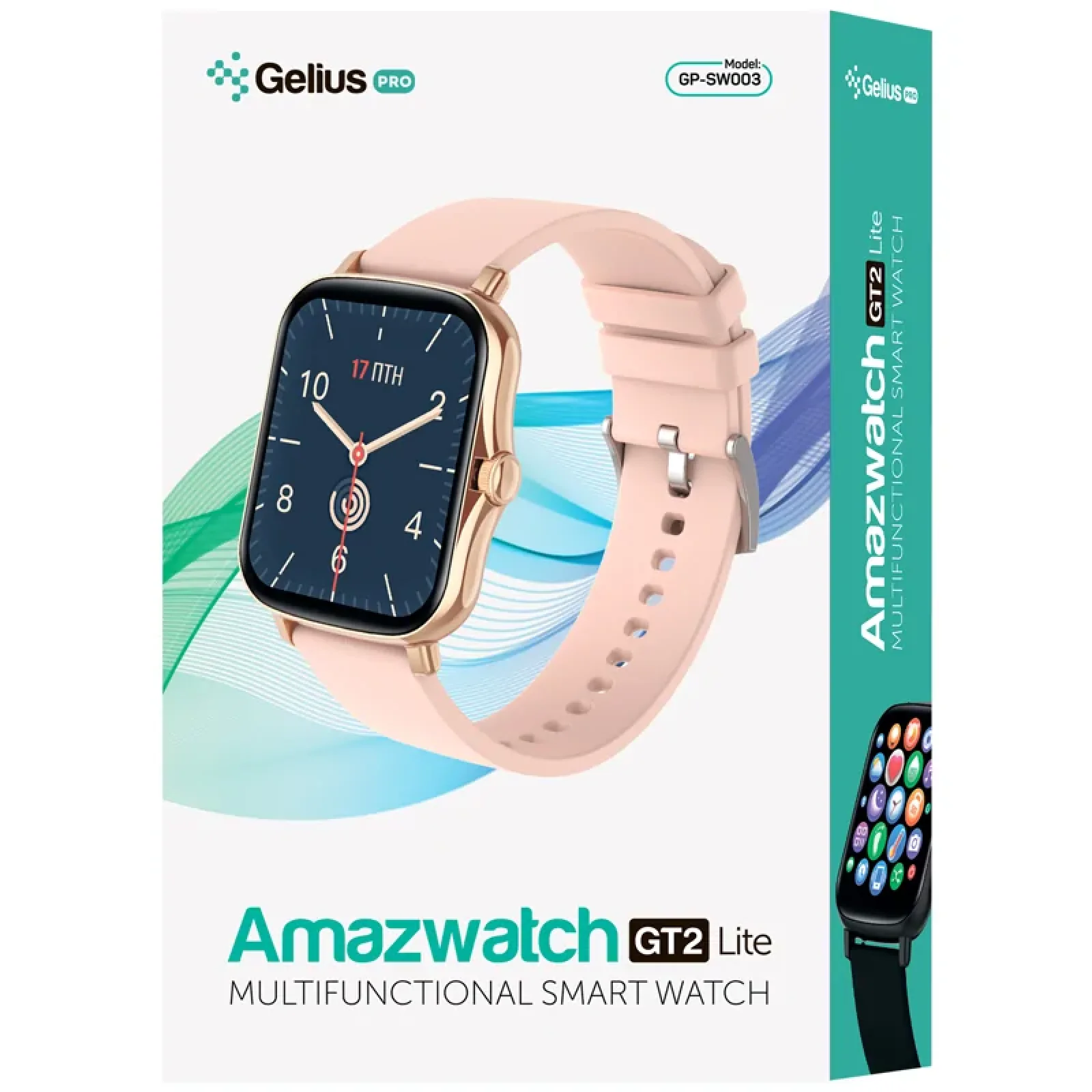 Смарт-часы Smart Watch Gelius Pro GP-SW003 (Amazwatch GT2 Lite) Gold UA