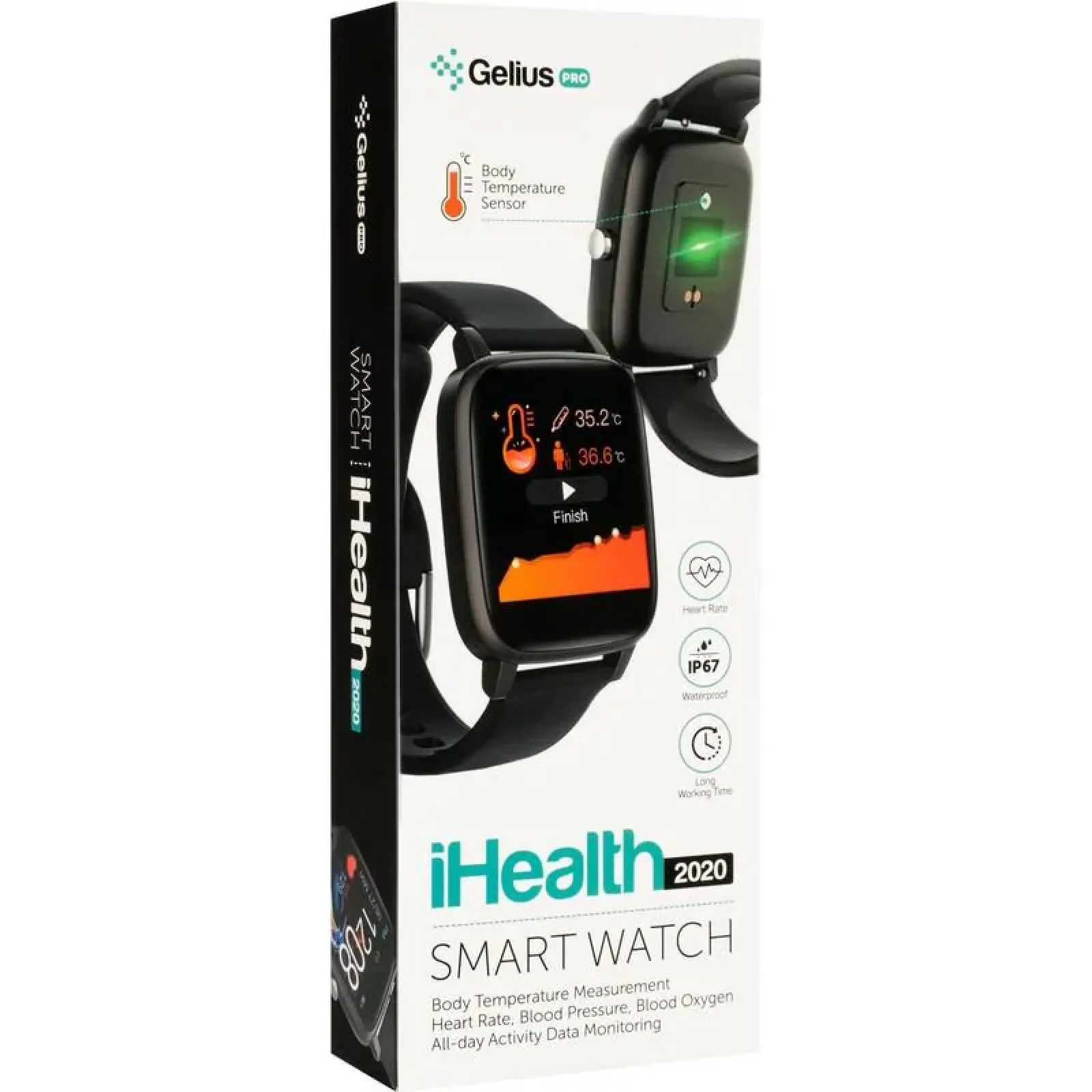 Смарт-часы Smart Watch Gelius Pro (IHEALTH 2020) (IP67) Midnight Blue UA