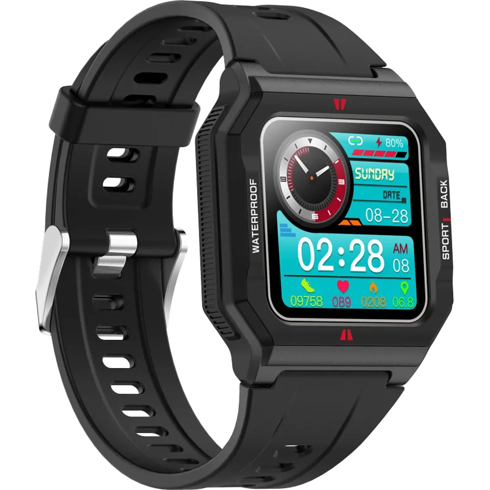 Смарт-часы Smart Watch Gelius Pro GP-SW006 (Old School) (IPX7) Black UA