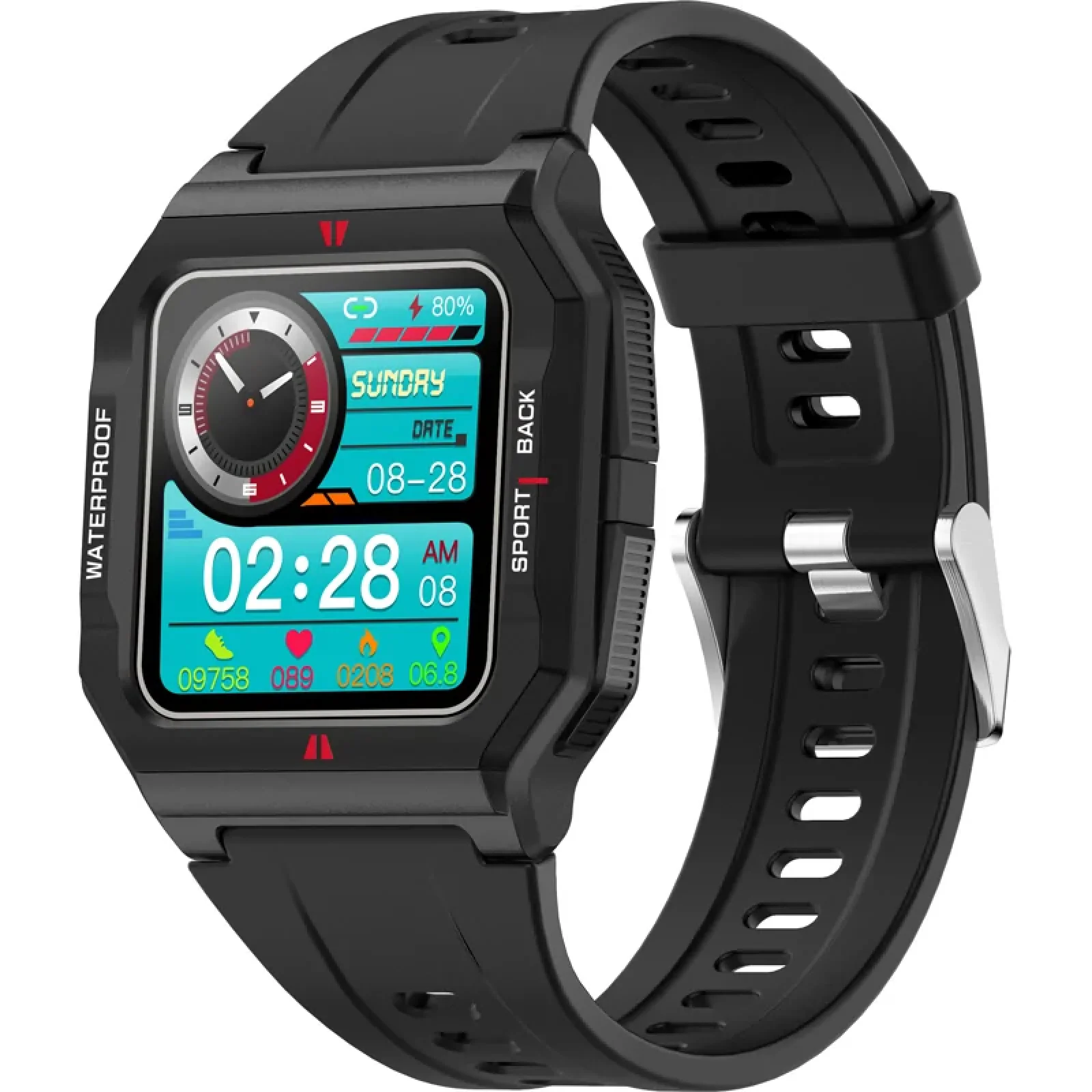 Смарт-часы Smart Watch Gelius Pro GP-SW006 (Old School) (IPX7) Black UA