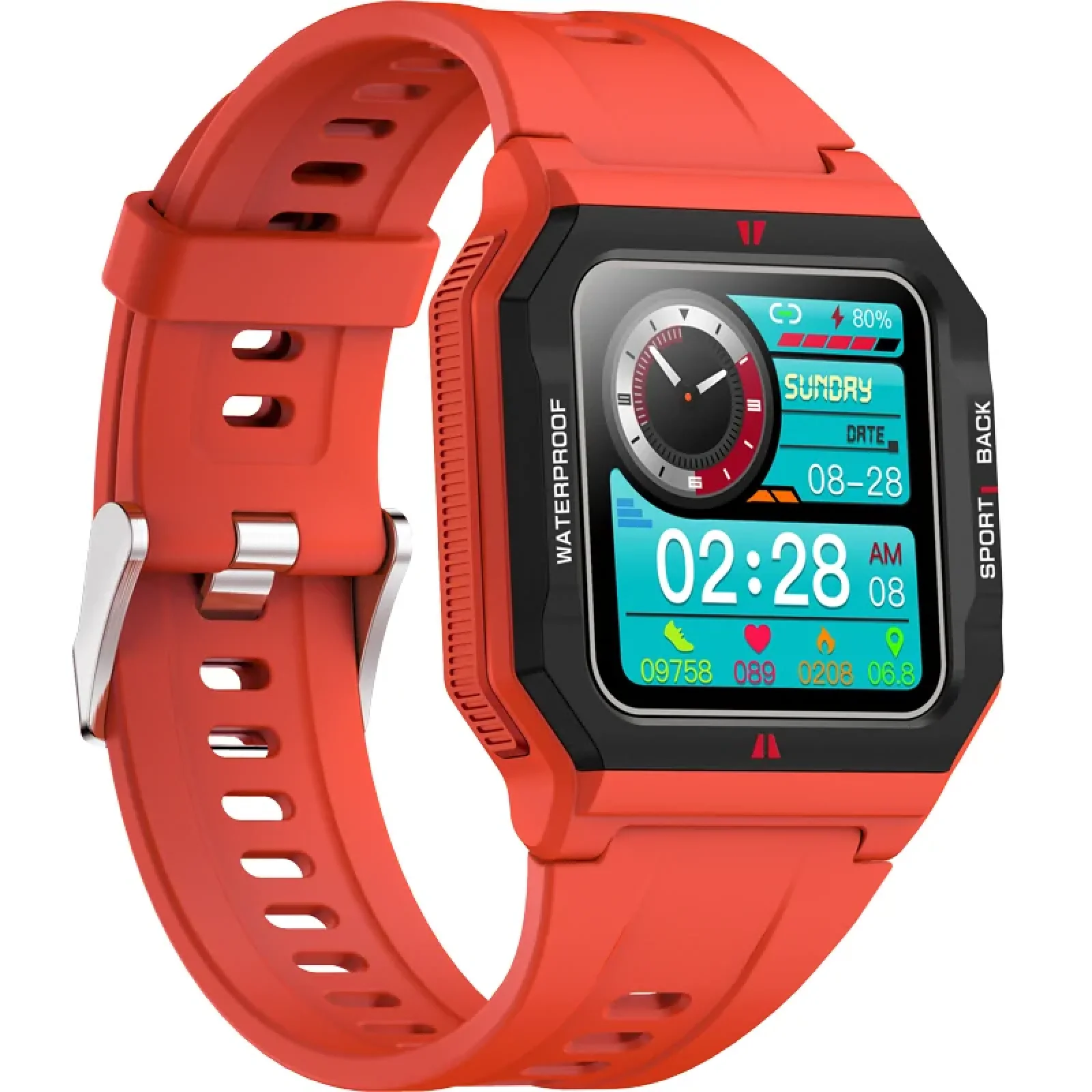 Смарт-часы Smart Watch Gelius Pro GP-SW006 (Old School) (IPX7) Red UA