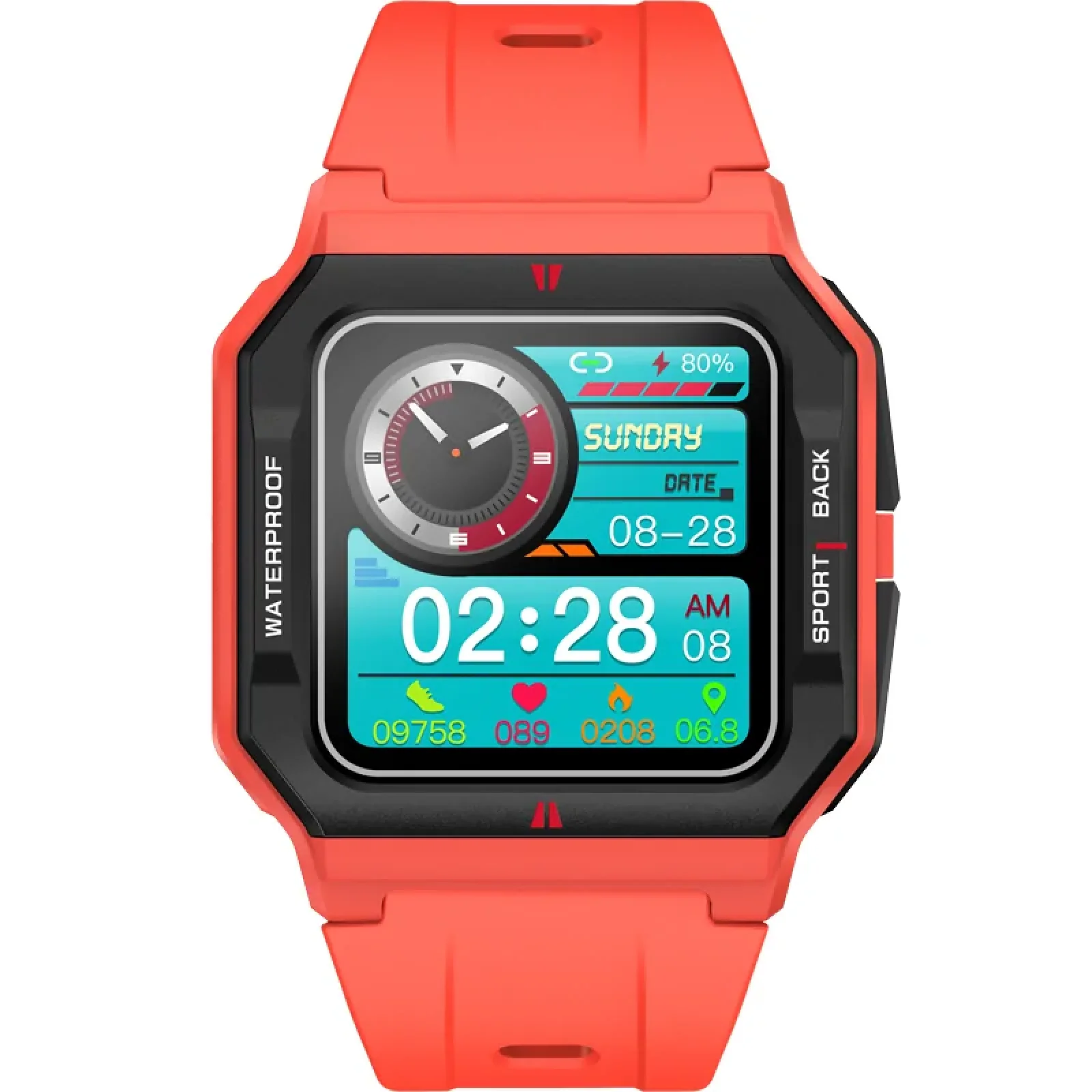 Смарт-часы Smart Watch Gelius Pro GP-SW006 (Old School) (IPX7) Red UA