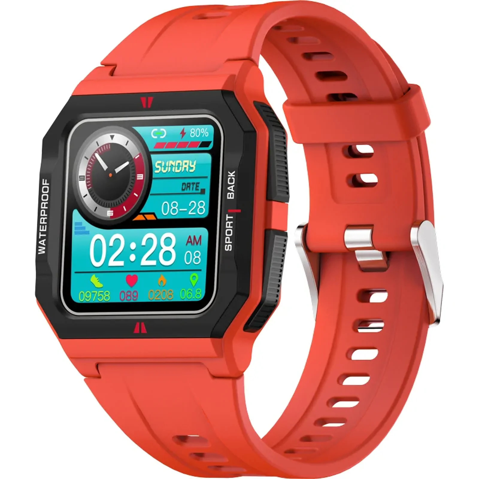 Смарт-часы Smart Watch Gelius Pro GP-SW006 (Old School) (IPX7) Red UA