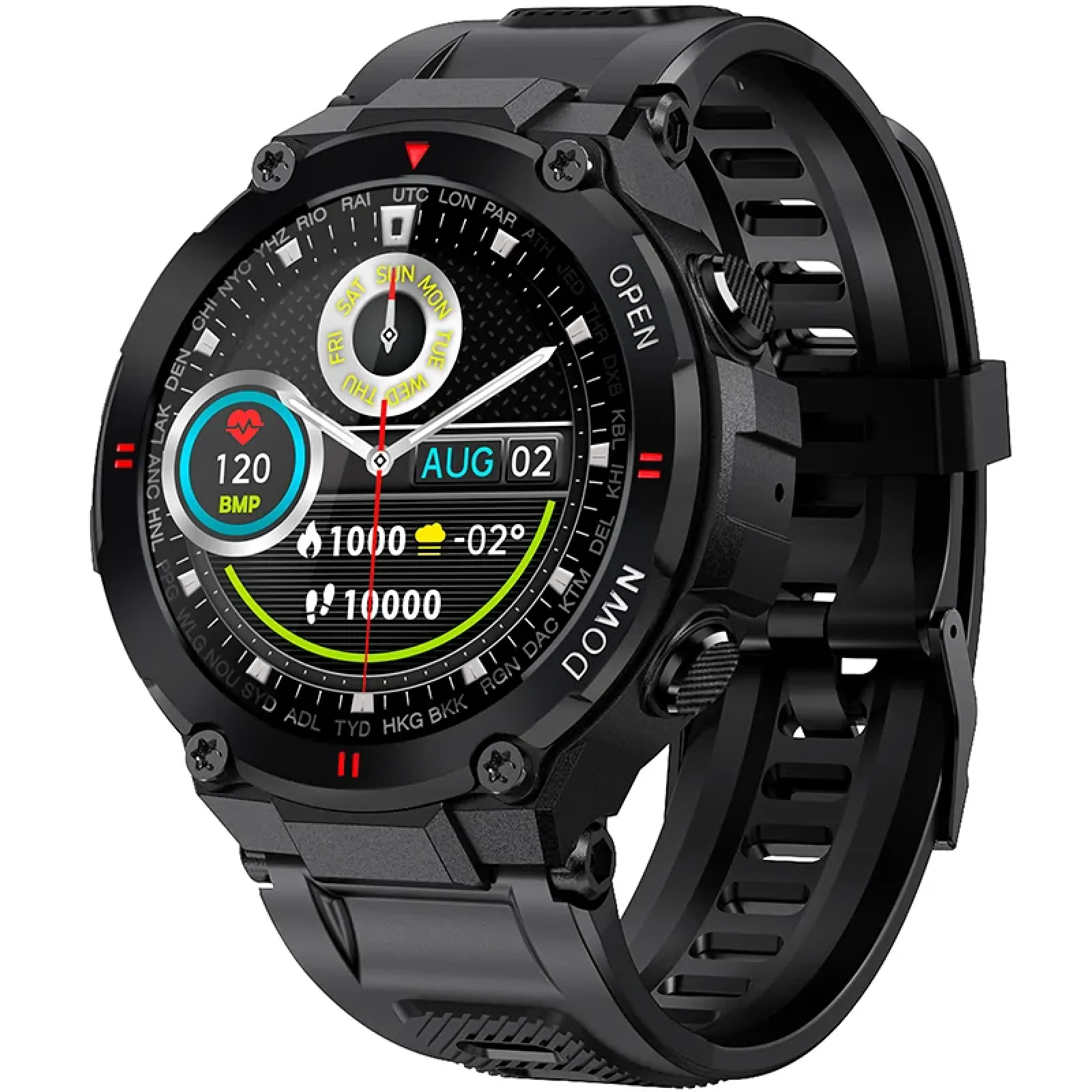 Смарт-годинник Smart Watch Gelius Pro GP-SW008 (G-WATCH) Bluetooth Call (IPX7) Black UA