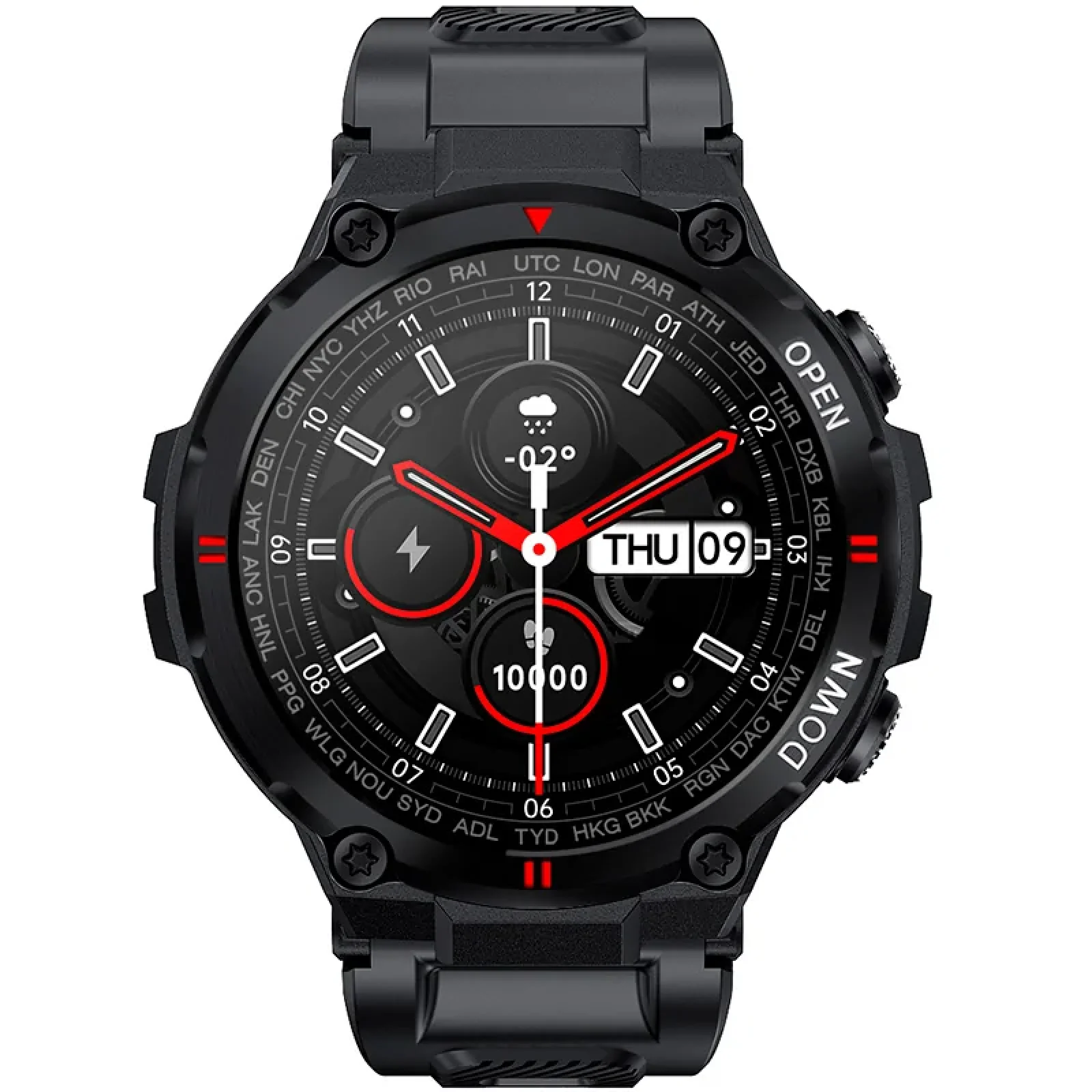 Смарт-годинник Smart Watch Gelius Pro GP-SW008 (G-WATCH) Bluetooth Call (IPX7) Black UA