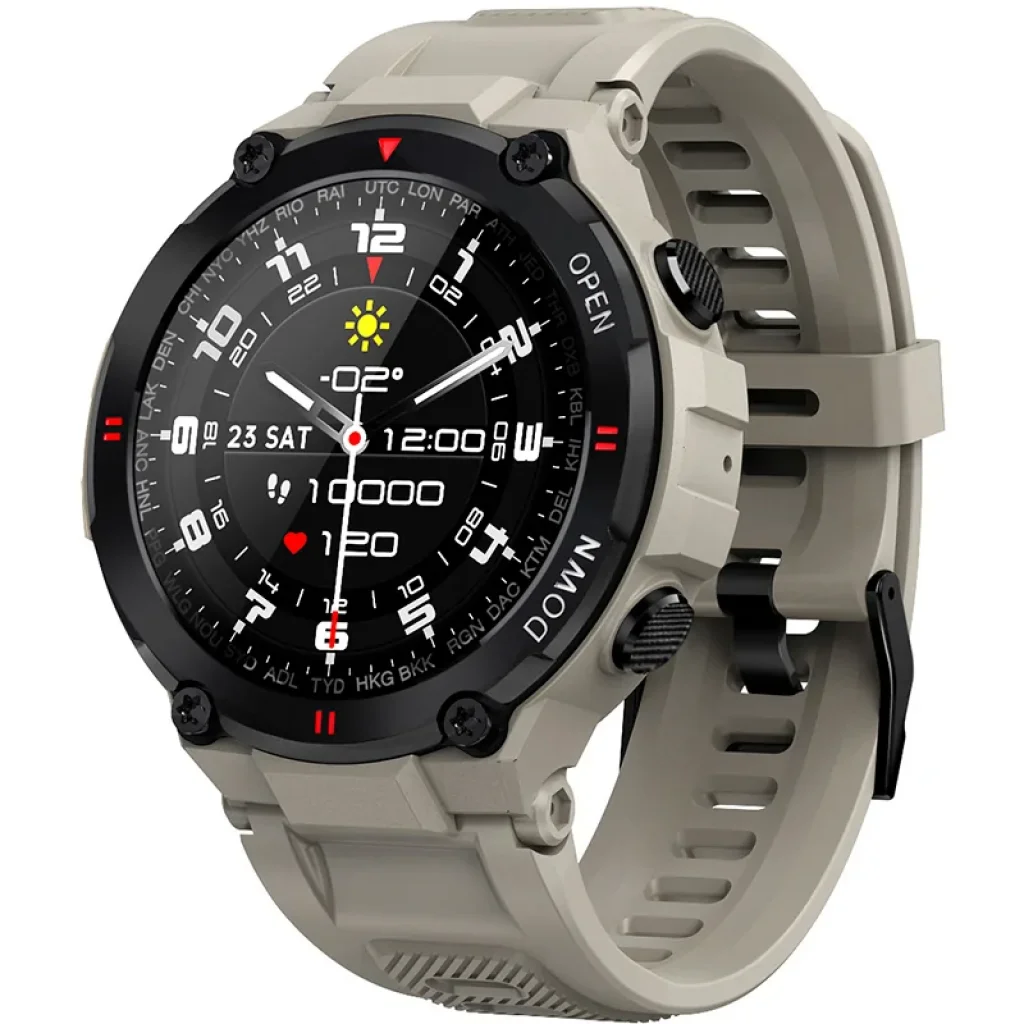 Смарт-часы Smart Watch Gelius Pro GP-SW008 (G-WATCH) Bluetooth Call (IPX7) Desert Grey UA