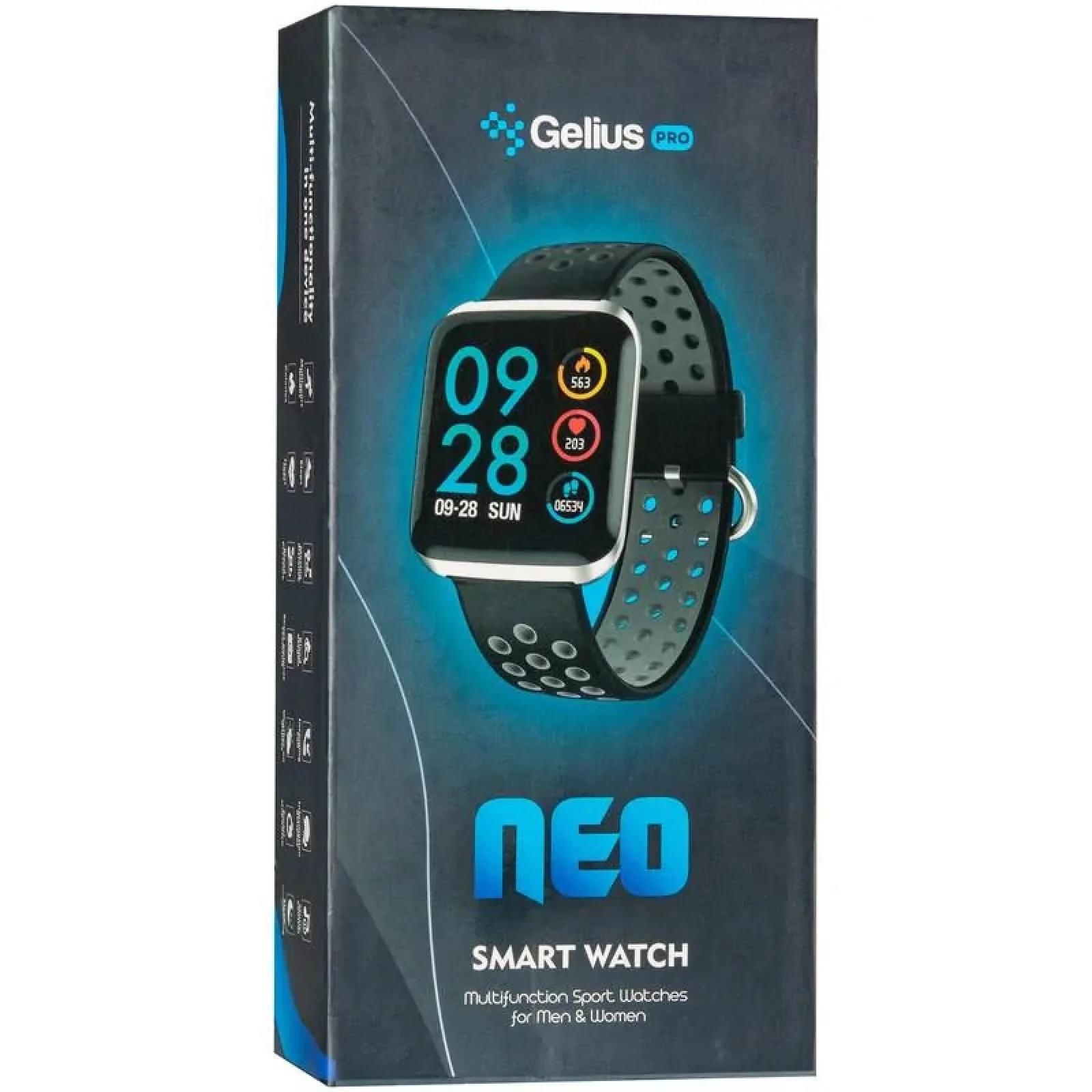 Смарт-часы Smart Watch Gelius Pro GP-SW001 (NEO) Black/Grey UA
