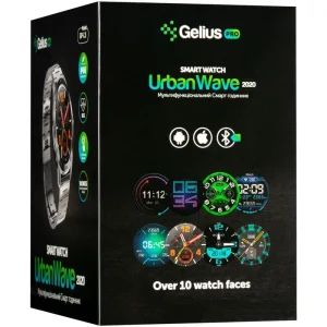 Смарт-часы Smart Watch Gelius Pro GP-L3 (URBAN WAVE 2020) (IP68) Silver/Dark Blue UA