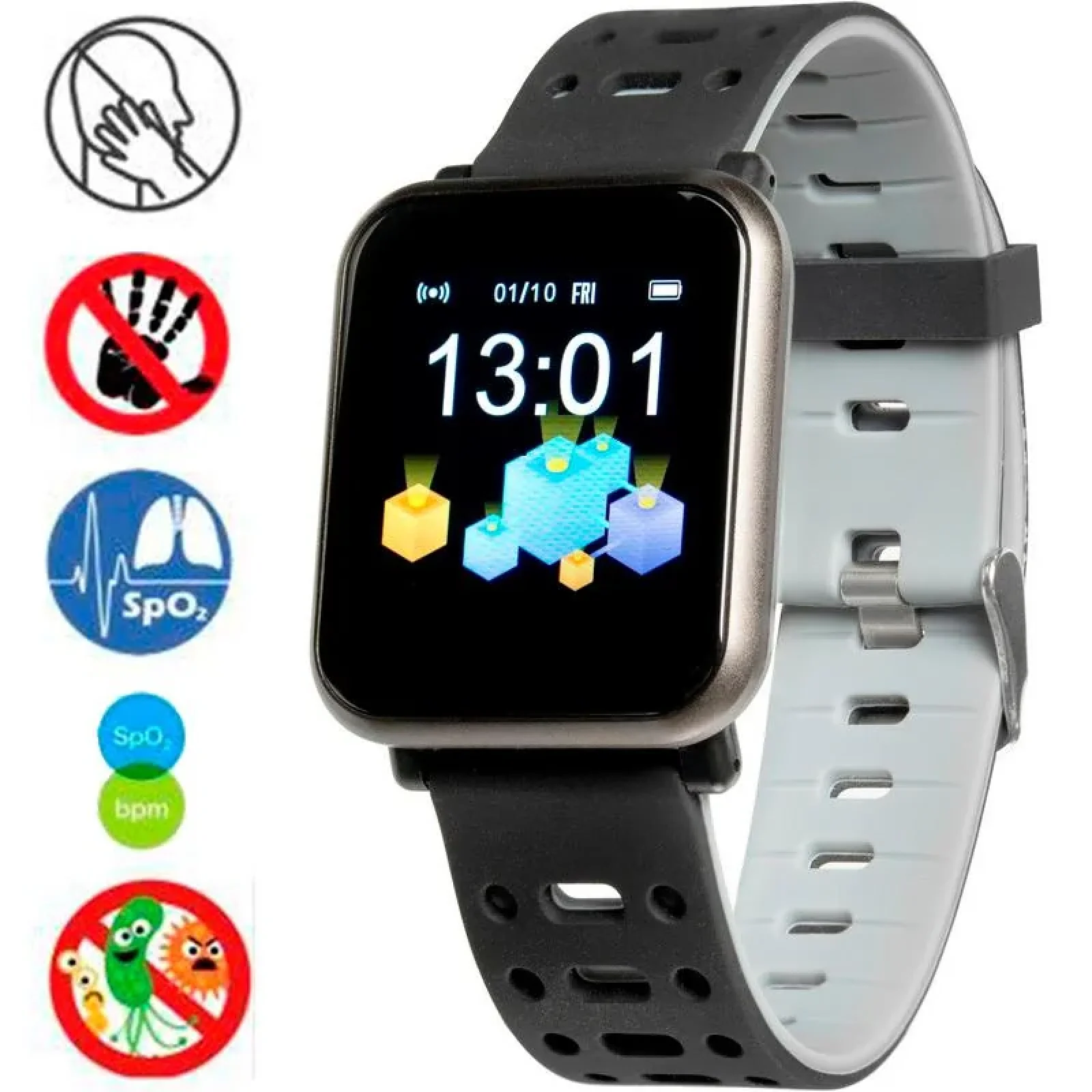 Смарт-годинник Smart Watch Gelius Pro GP-CP11 Plus (AMAZWATCH 2020) (IP68) Black/Grey UA