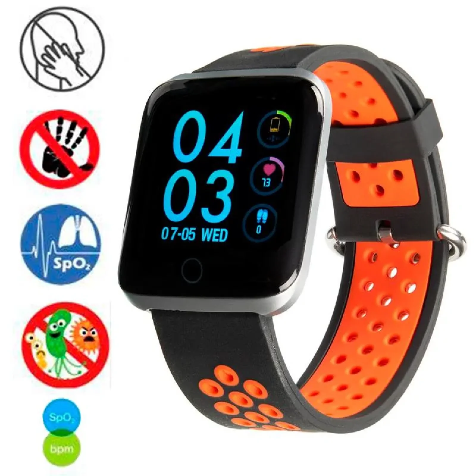 Смарт-часы Smart Watch Gelius Pro GP-SW001 (NEO) Black/Red UA