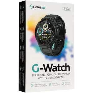 Смарт-часы Smart Watch Gelius Pro GP-SW008 (G-WATCH) Bluetooth Call (IPX7) Black UA