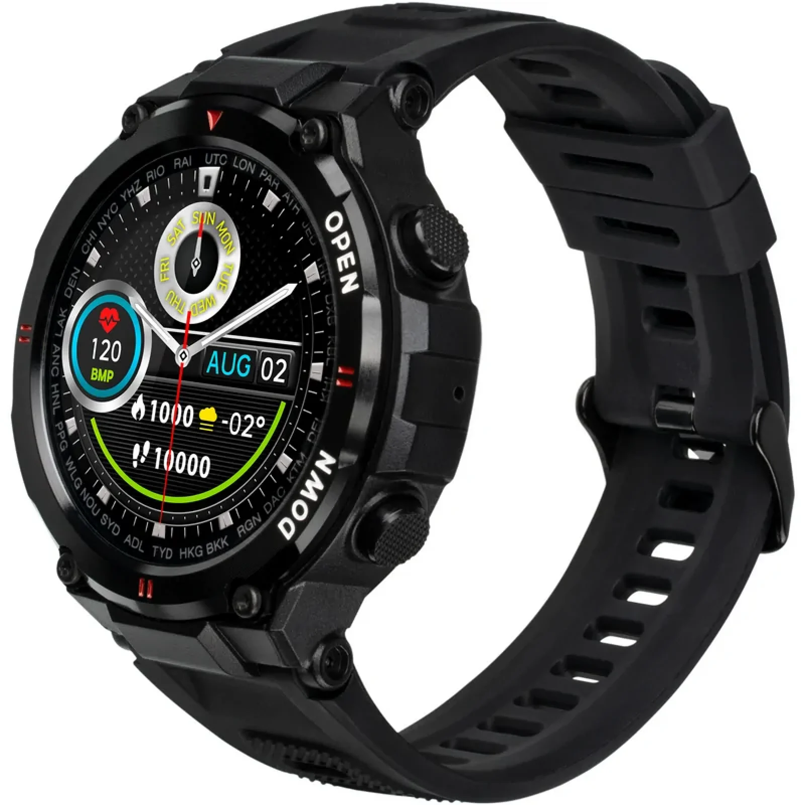 Смарт-годинник Smart Watch Gelius Pro GP-SW008 (G-WATCH) Bluetooth Call (IPX7) Black UA