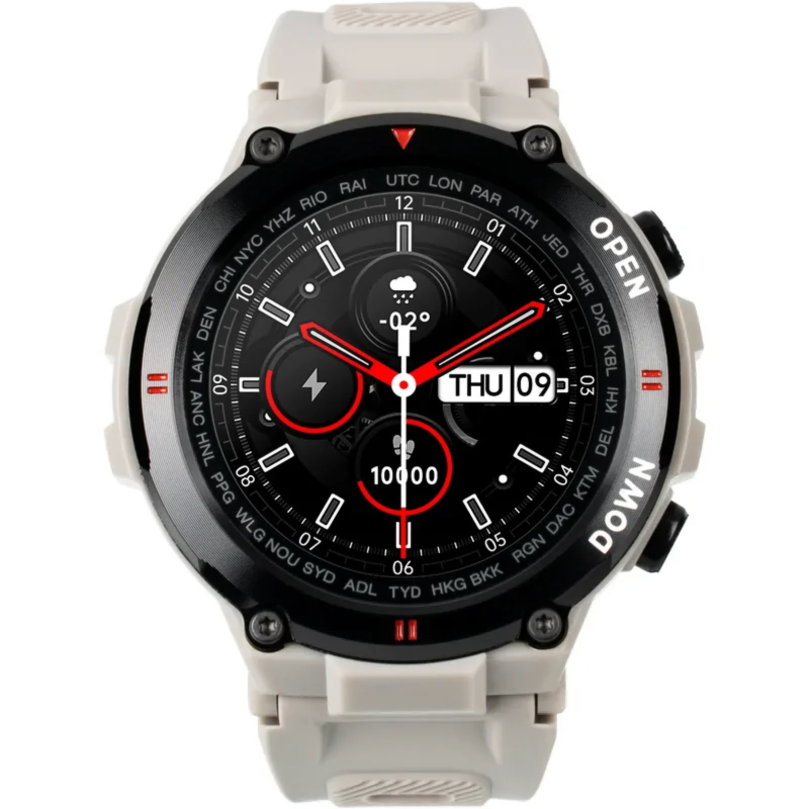 Смарт-часы Smart Watch Gelius Pro GP-SW008 (G-WATCH) Bluetooth Call (IPX7) Desert Grey UA