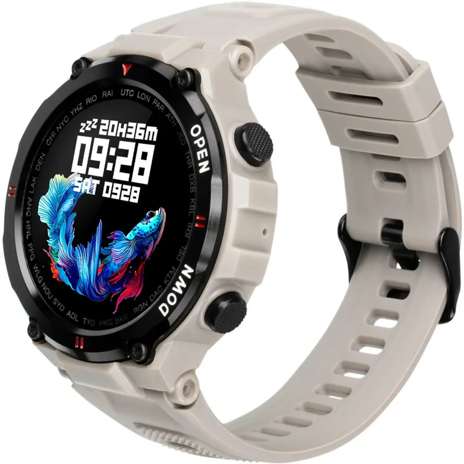Смарт-часы Smart Watch Gelius Pro GP-SW008 (G-WATCH) Bluetooth Call (IPX7) Desert Grey UA