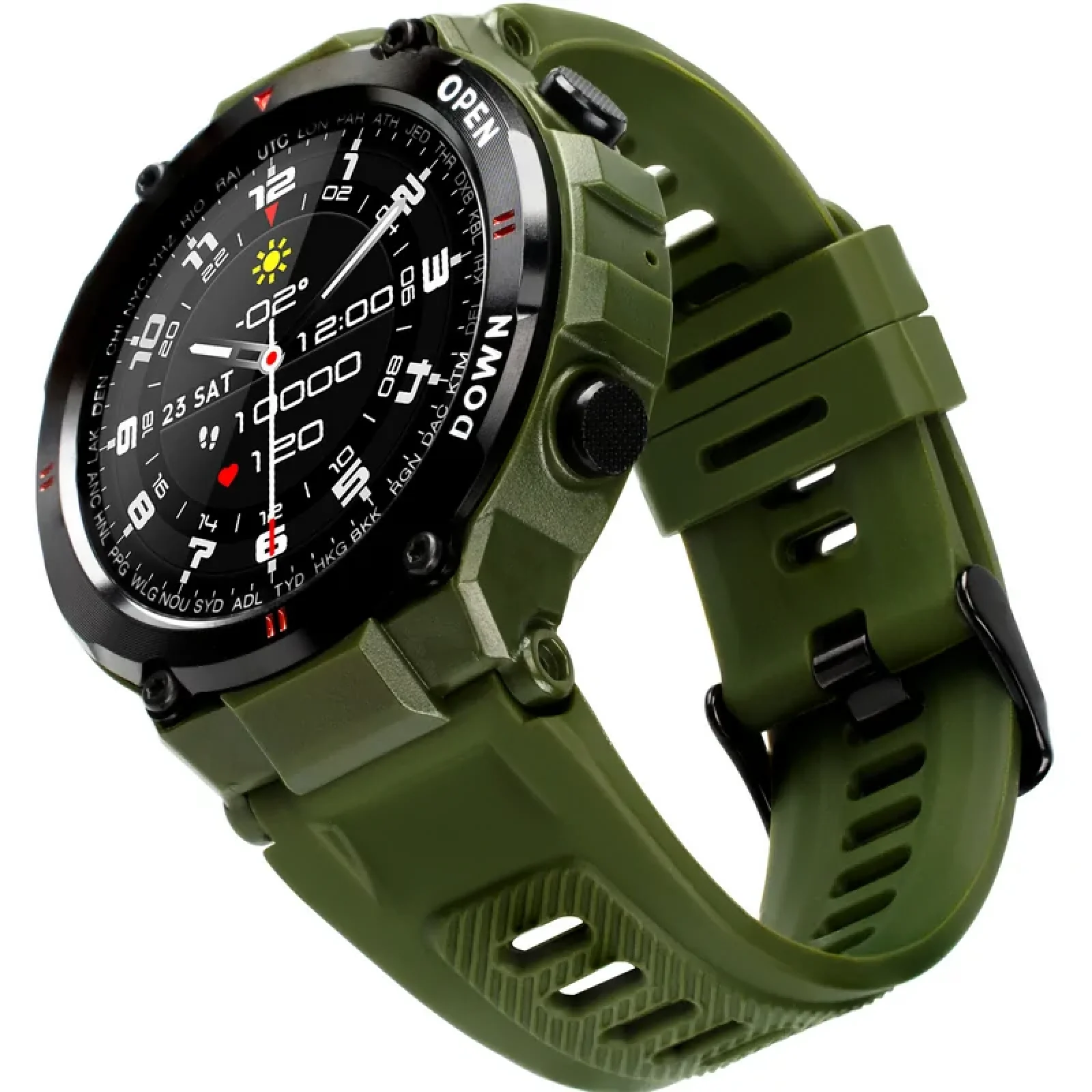 Смарт-часы Smart Watch Gelius Pro GP-SW008 (G-WATCH) Bluetooth Call (IPX7) Navy Green UA
