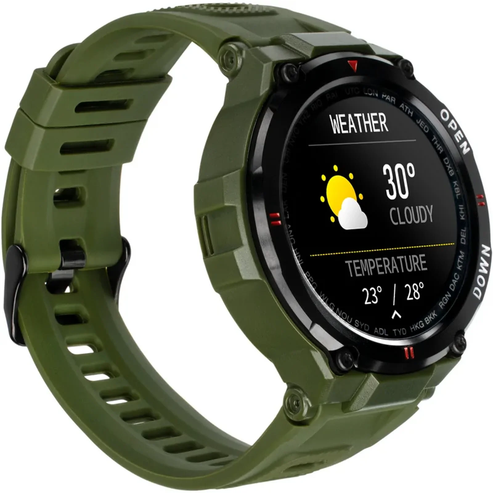 Смарт-часы Smart Watch Gelius Pro GP-SW008 (G-WATCH) Bluetooth Call (IPX7) Navy Green UA