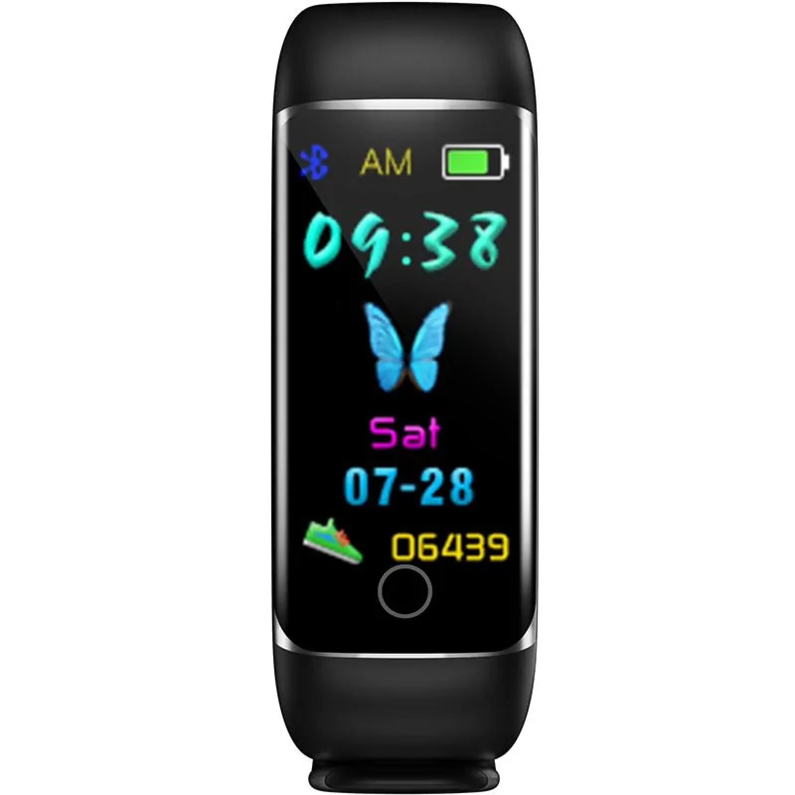 Фітнес-браслет Gelius Pro GP-SB002 (SMART BAND)(IP68) Black (вимірювання температури тіла) UA
