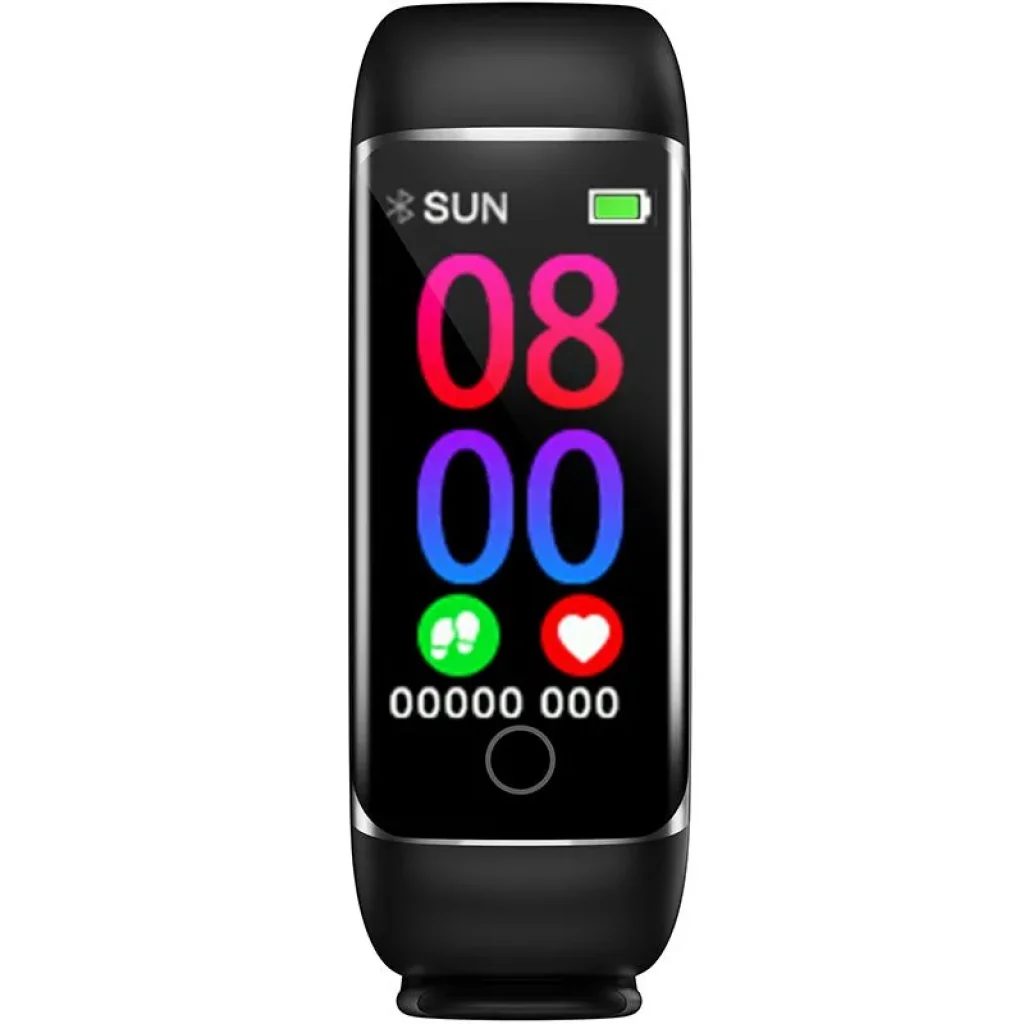 Фитнес-браслет Gelius Pro GP-SB002 (SMART BAND)(IP68) Black (измерение температуры тела) UA