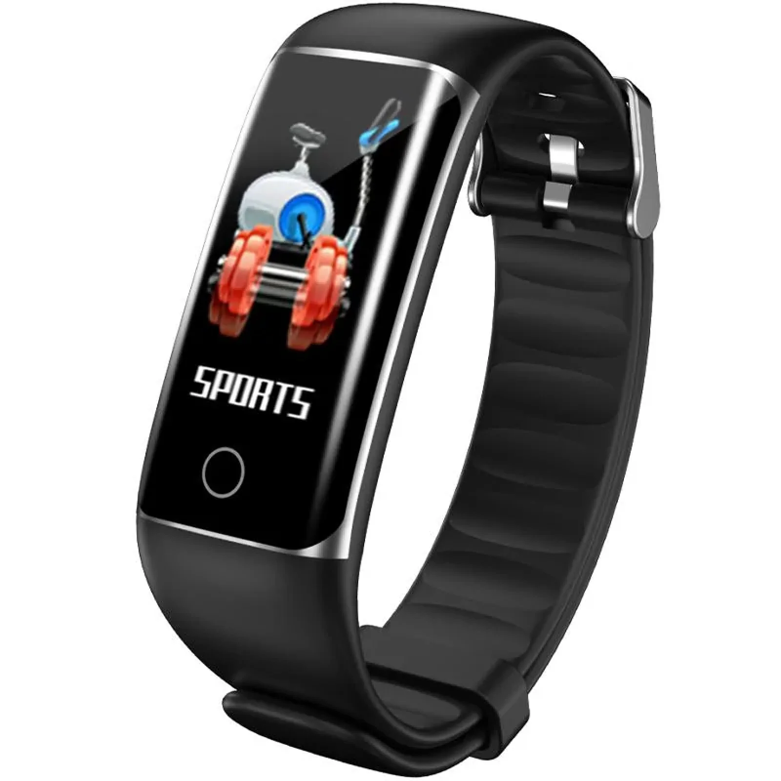 Фітнес-браслет Gelius Pro GP-SB002 (SMART BAND)(IP68) Black (вимірювання температури тіла) UA