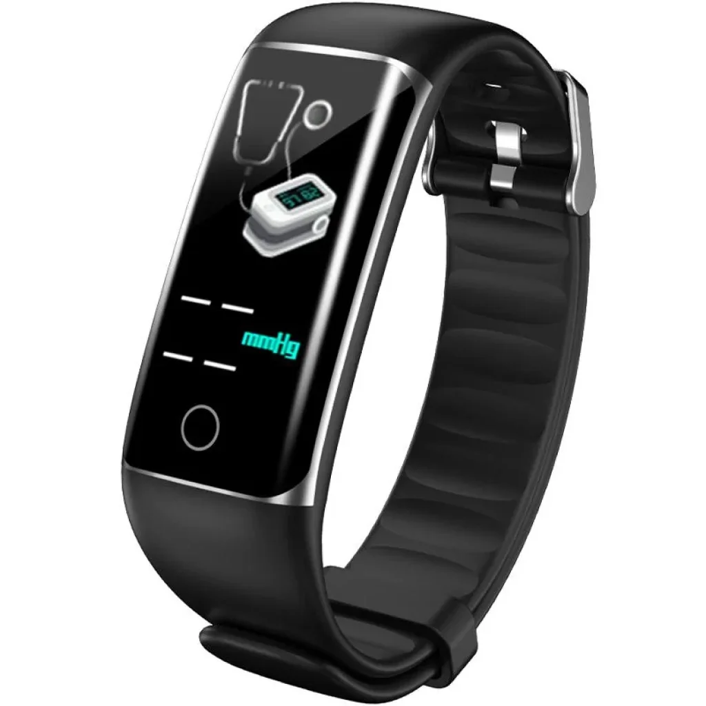 Фитнес-браслет Gelius Pro GP-SB002 (SMART BAND)(IP68) Black (измерение температуры тела) UA