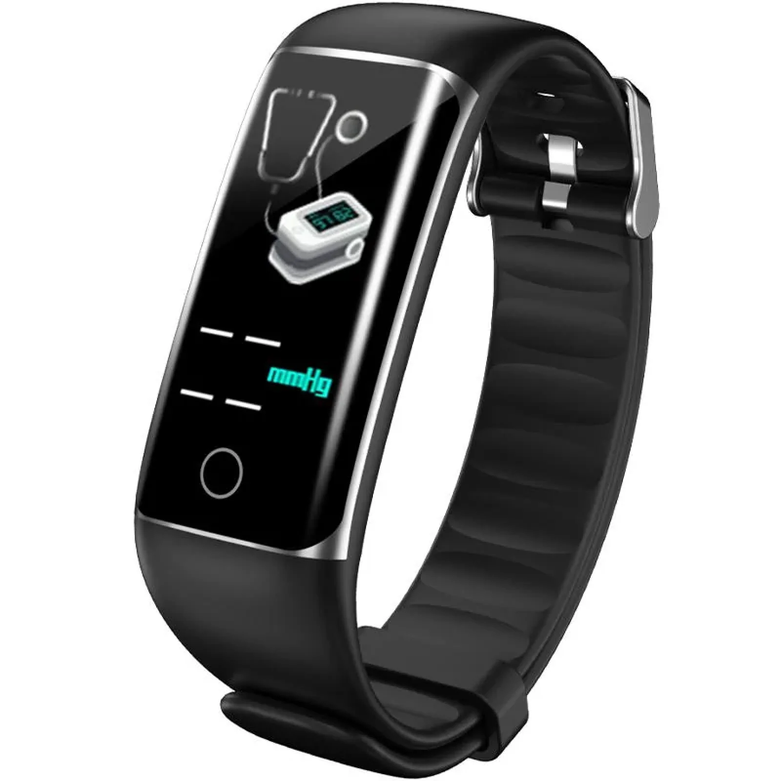 Фітнес-браслет Gelius Pro GP-SB002 (SMART BAND)(IP68) Black (вимірювання температури тіла) UA