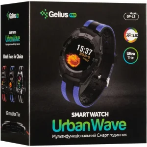 Смарт-часы Smart Watch Gelius Pro GP-L3 (URBAN WAVE) Black/Grey UA