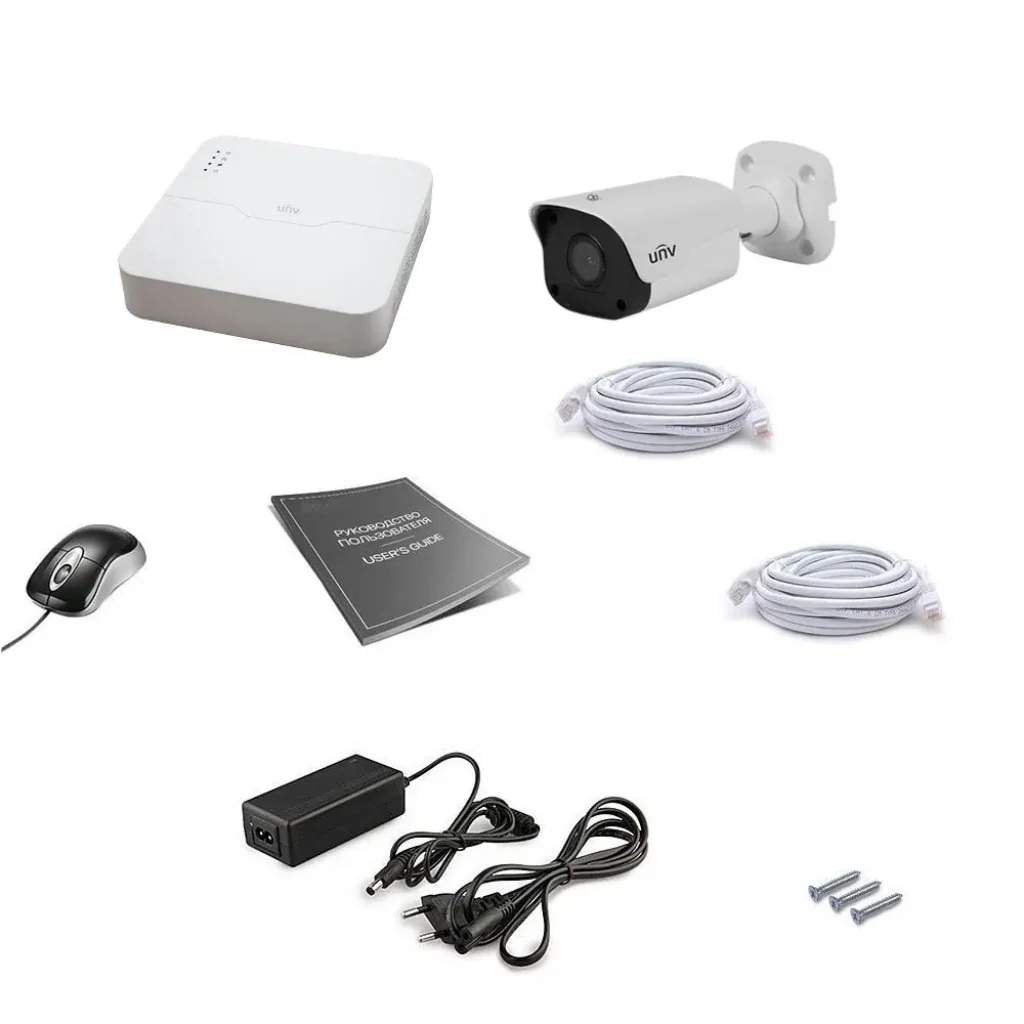 Комплект IP видеонаблюдения Uniview 1OUT 4MEGA UA