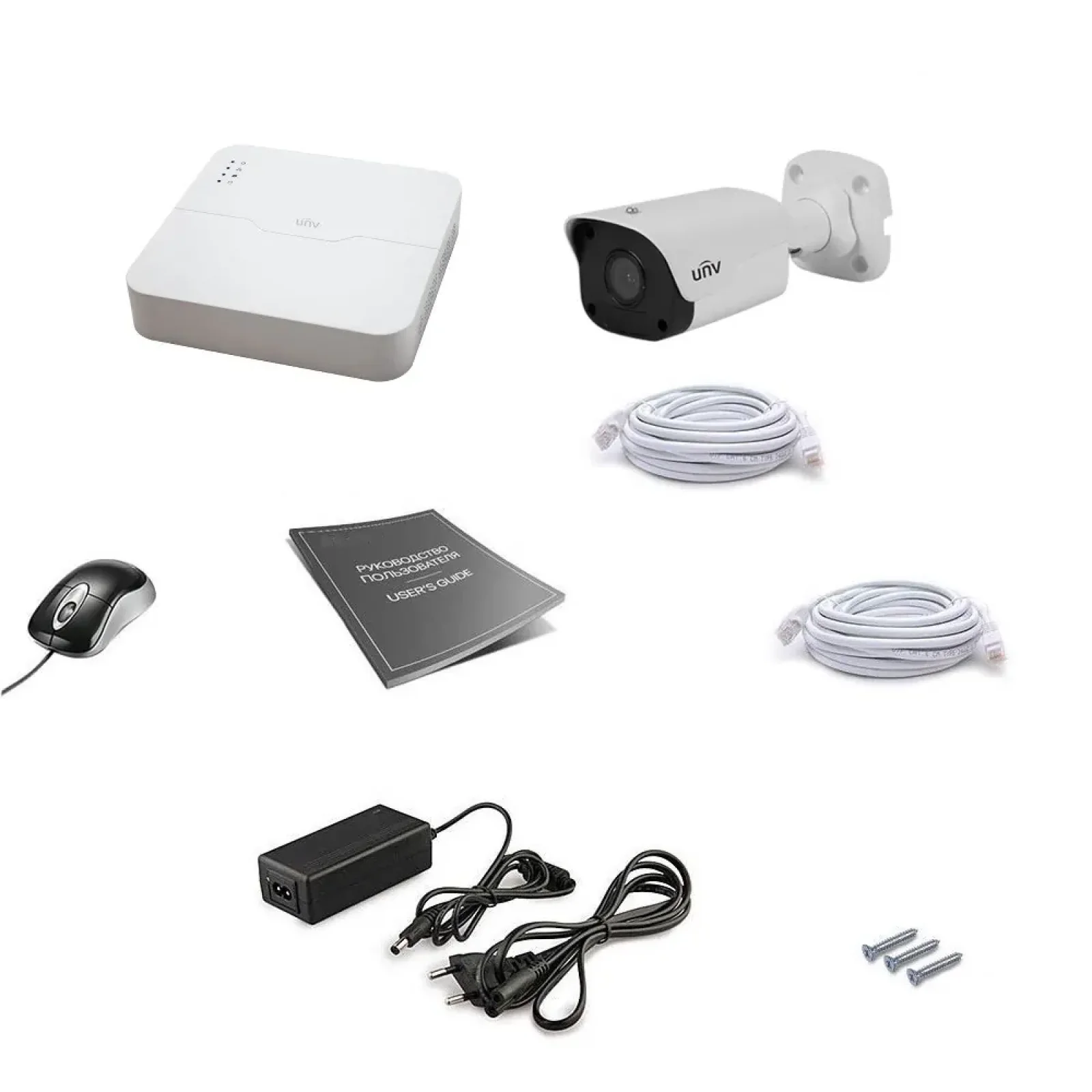 Комплект IP видеонаблюдения Uniview 1OUT 4MEGA UA