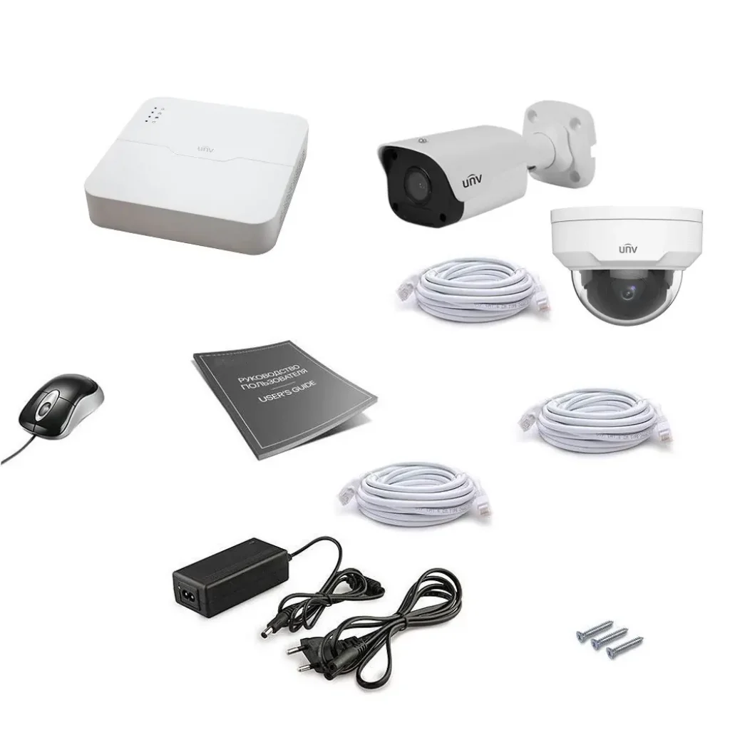 Комплект IP відеоспостереження Uniview 2MIX 4MEGA UA