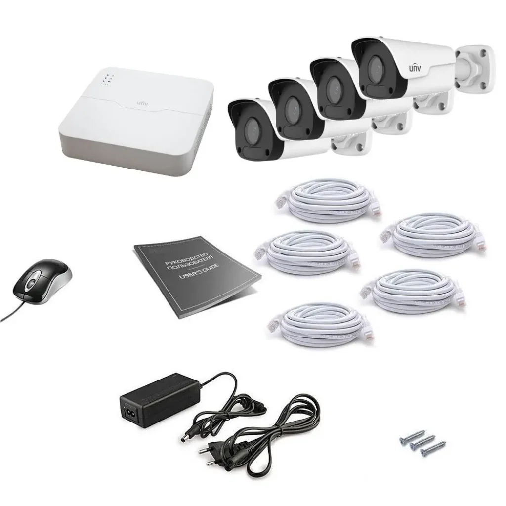 Комплект IP відеоспостереження Uniview 4OUT 2MEGA UA
