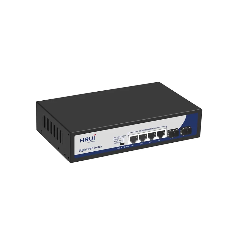 POE коммутатор 6-ти портовый HongRui HR901-AXG-42NS UA