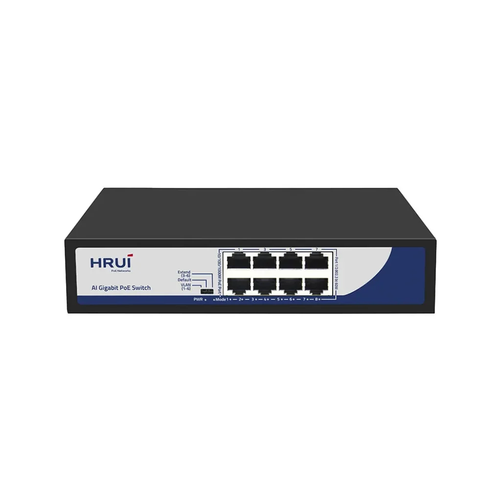 POE коммутатор 8-ми портовый HongRui HR900-AXG-80N UA