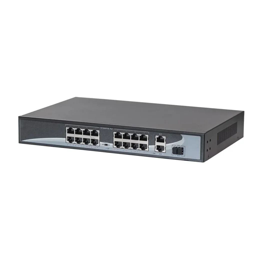 POE коммутатор 19-портовый HongRui HR901-AF-1621GS 300Вт UA