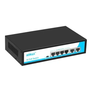 POE коммутатор 6-портовый HongRui HR900-AF-42N молниезащита 6 кВ UA