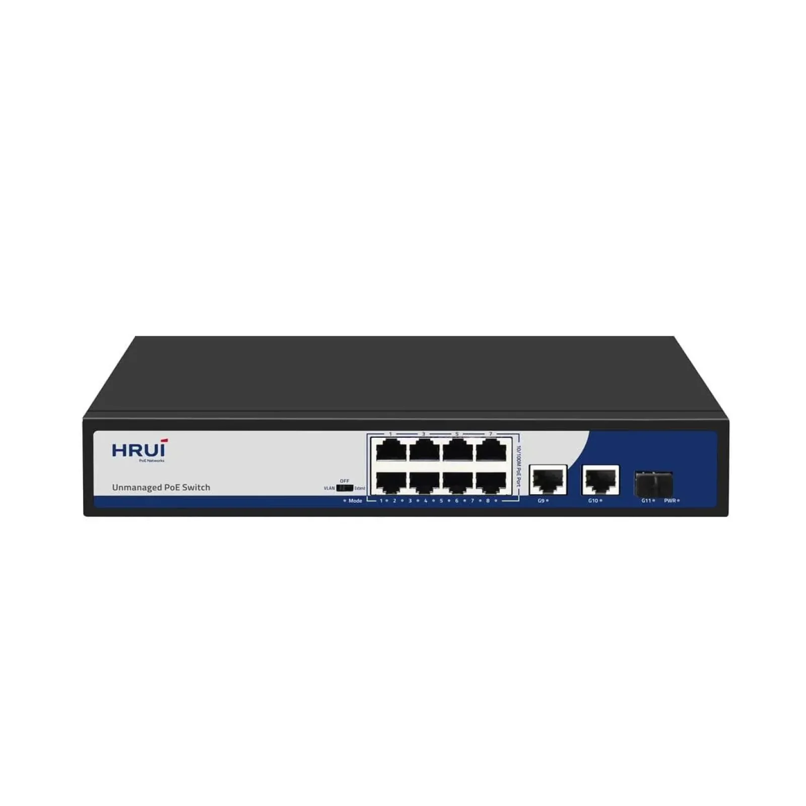 POE коммутатор 11-портовый HongRui HR901-AF-821GNS UA