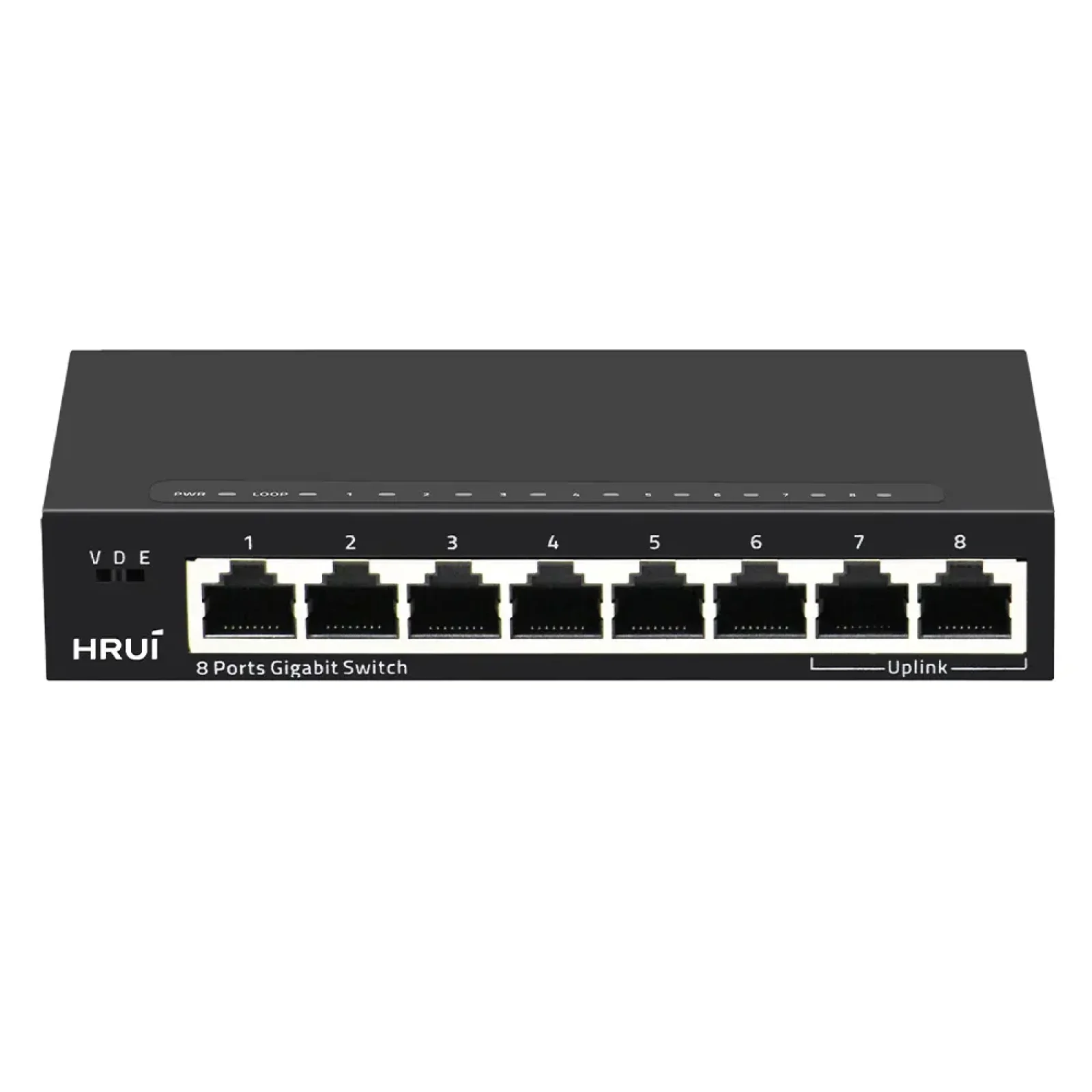 Комутатор 8-ми портовий HongRui HR-SWG1080 UA