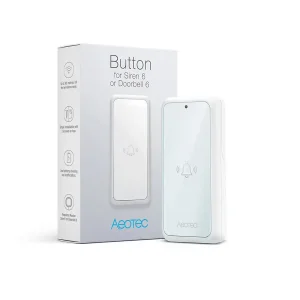 Бездротова кнопка Aeotec Button для Siren 6 або Doorbell 6 - AEOEZW166 UA
