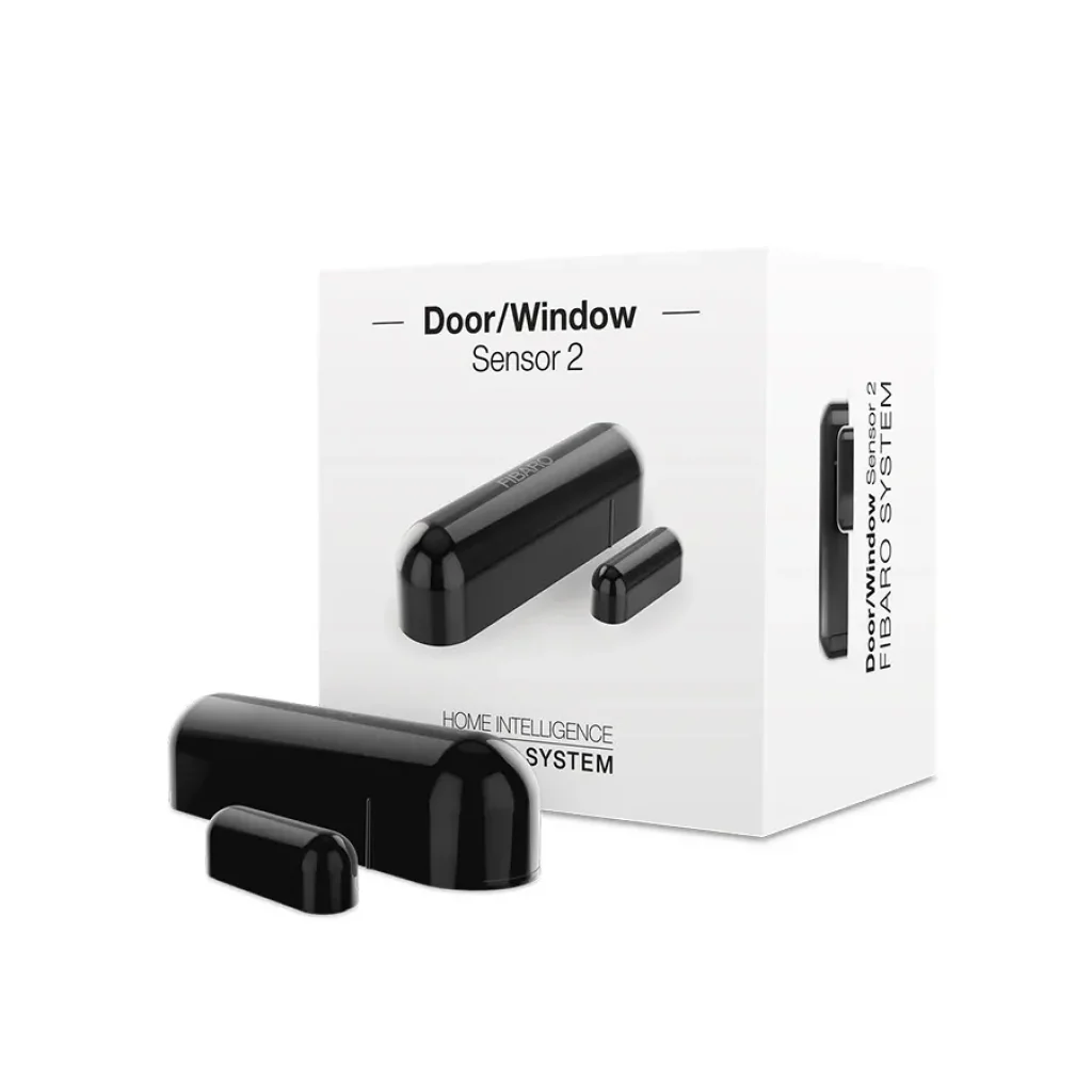 Датчик відкриття дверей/вікна та температури FIBARO Door/Window Sensor 2 Відкриття вікна/двері Температура (black) чорний UA