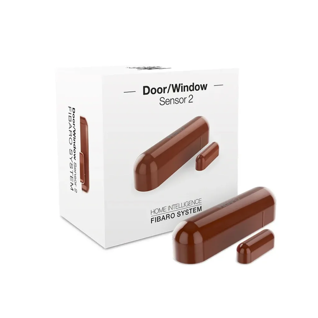 Датчик відкриття дверей/вікна та температури FIBARO Door/Window Sensor 2 Відкриття вікна/двері Температура (brown) коричневий UA