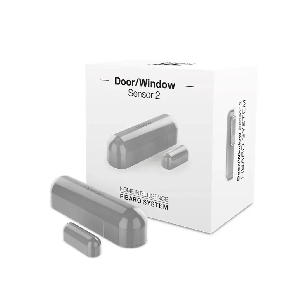 Датчик відкриття дверей/вікна та температури FIBARO Door/Window Sensor 2 Відкриття вікна/двері (gray) сірий UA