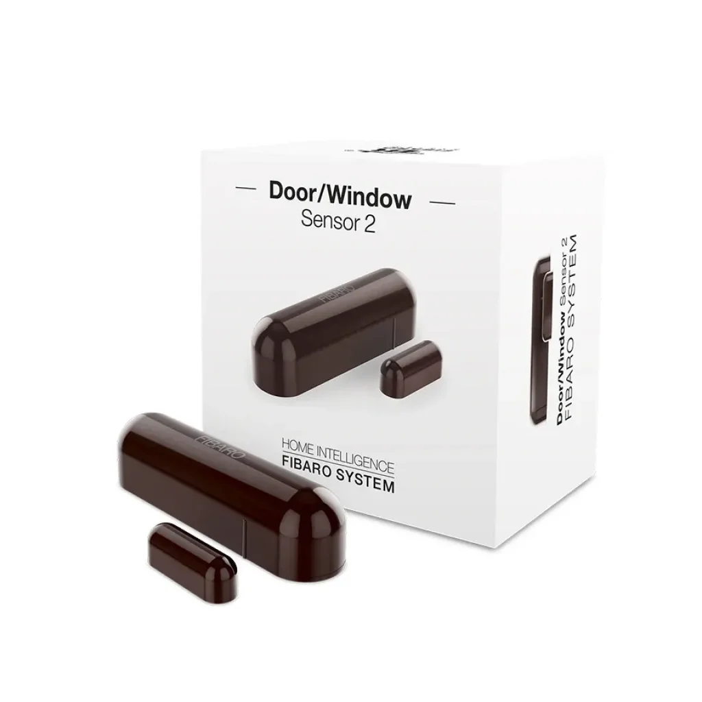Датчик відкриття дверей/вікна та температури FIBARO Door/Window Sensor 2 Відкриття вікна/двері Температура (dark brown) темно-коричневий UA