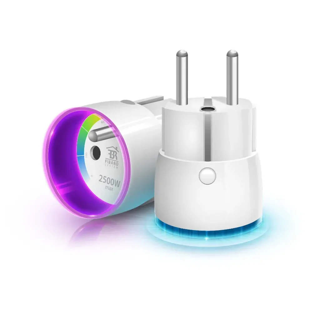 Розетковий вимикач із лічильником електроенергії FIBARO Wall Plug для Apple HomeKit - FGBWHWPE-102 UA