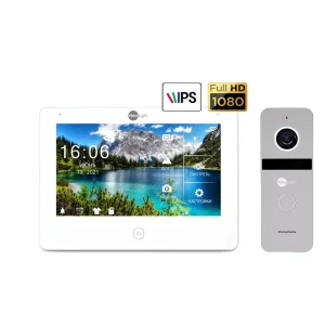Комплект відеодомофону Neolight NeoKIT HD Pro Silver UA