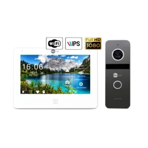 Комплект відеодомофону NeoLight NeoKIT HD Pro WiFi Graphite UA