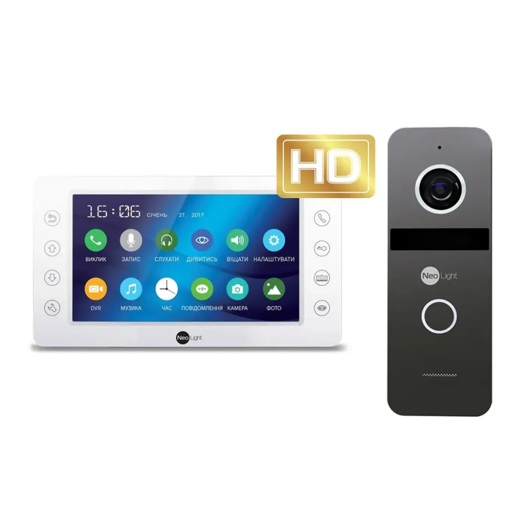 Комплект видеодомофона Neolight KAPPA+ HD / Solo FHD Graphite UA